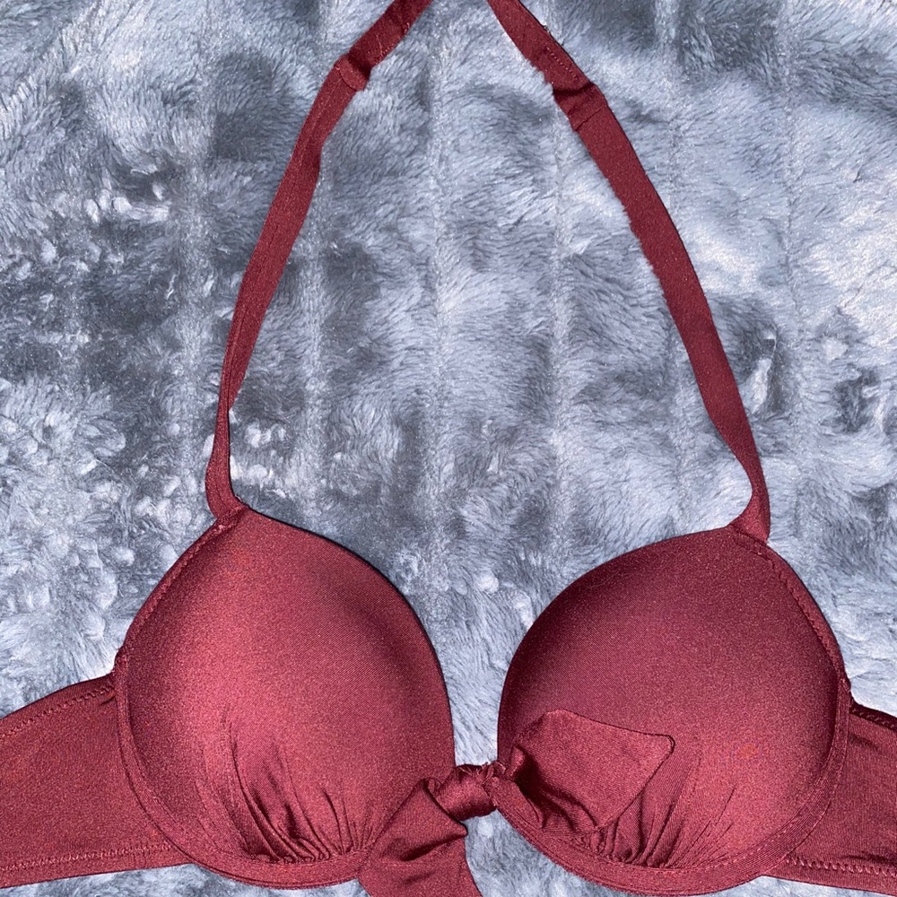 H&M Maroon Swim Top